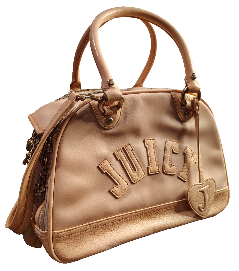 Vintage Y2K Juicy Couture Dog Carrier Pink Faux Leather Great Condition